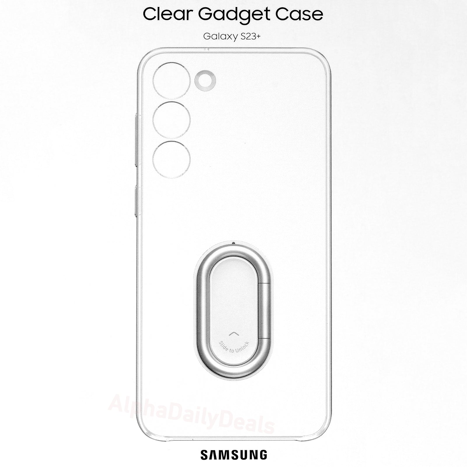 Samsung Galaxy S23+ Clear Gadget Phone Case (Transparent) US Version