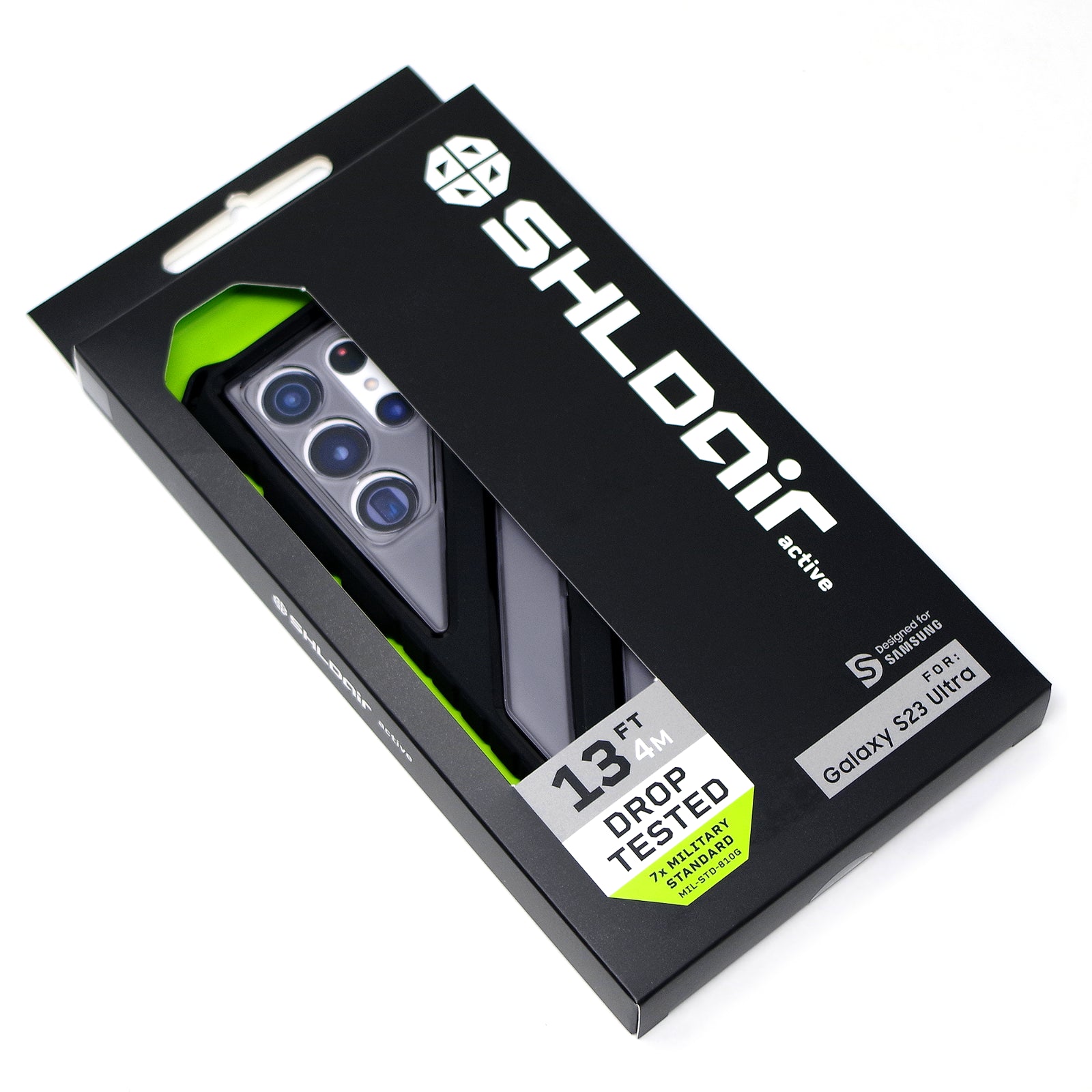 Samsung SHLDAir Active Case for Galaxy S23 Ultra (Black)