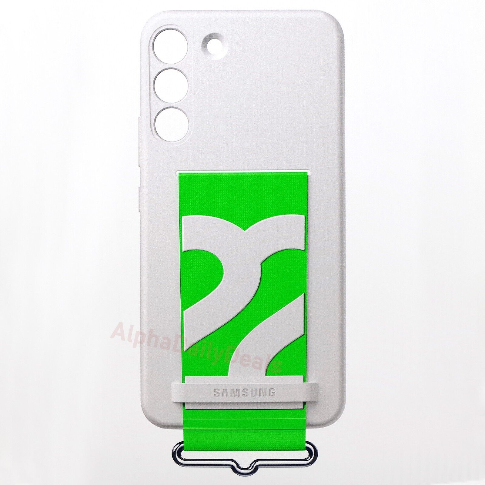 Samsung Galaxy S22+ Silicone Cover with Strap (White) US Version