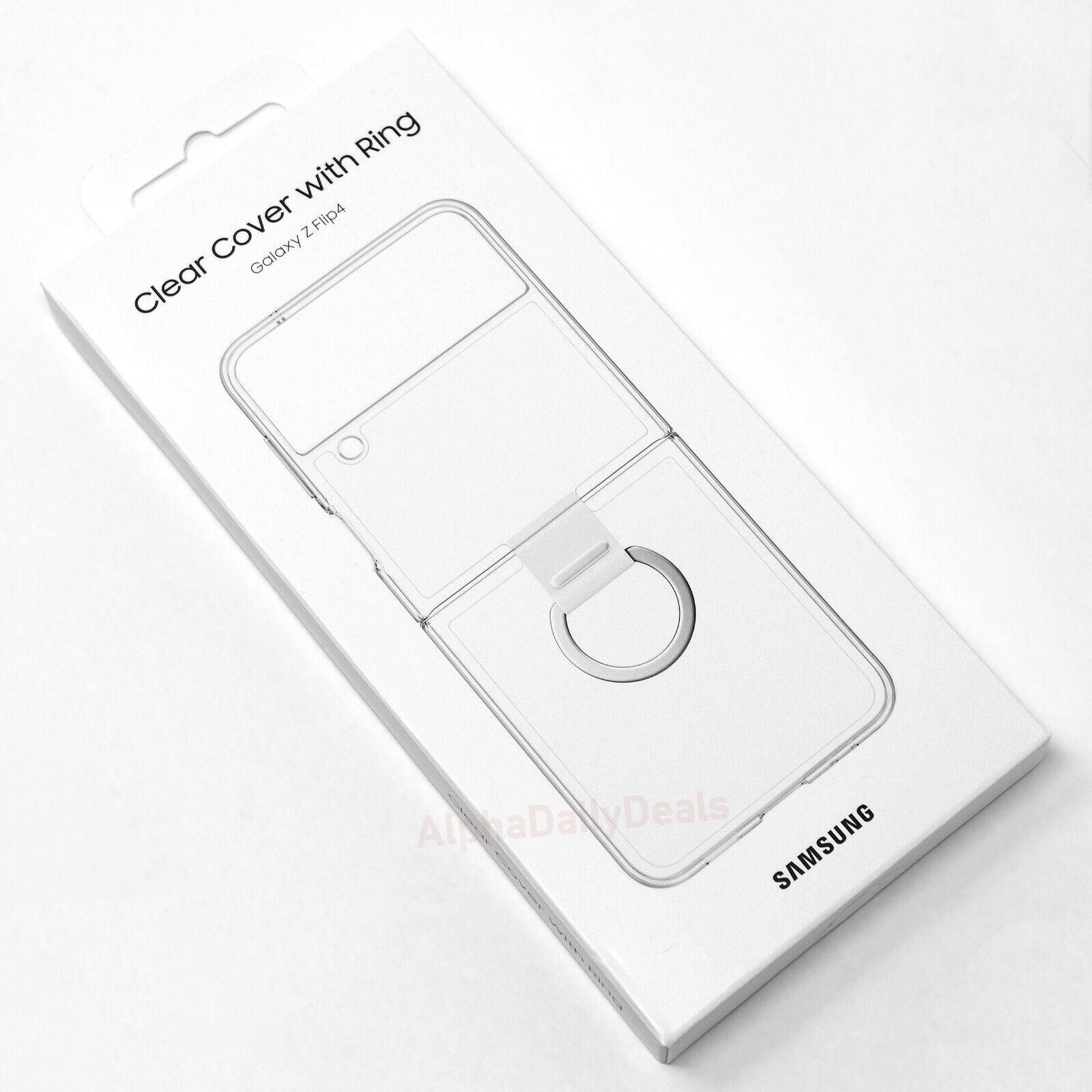 Samsung Galaxy Z Flip4 Clear Cover with Ring  US Version