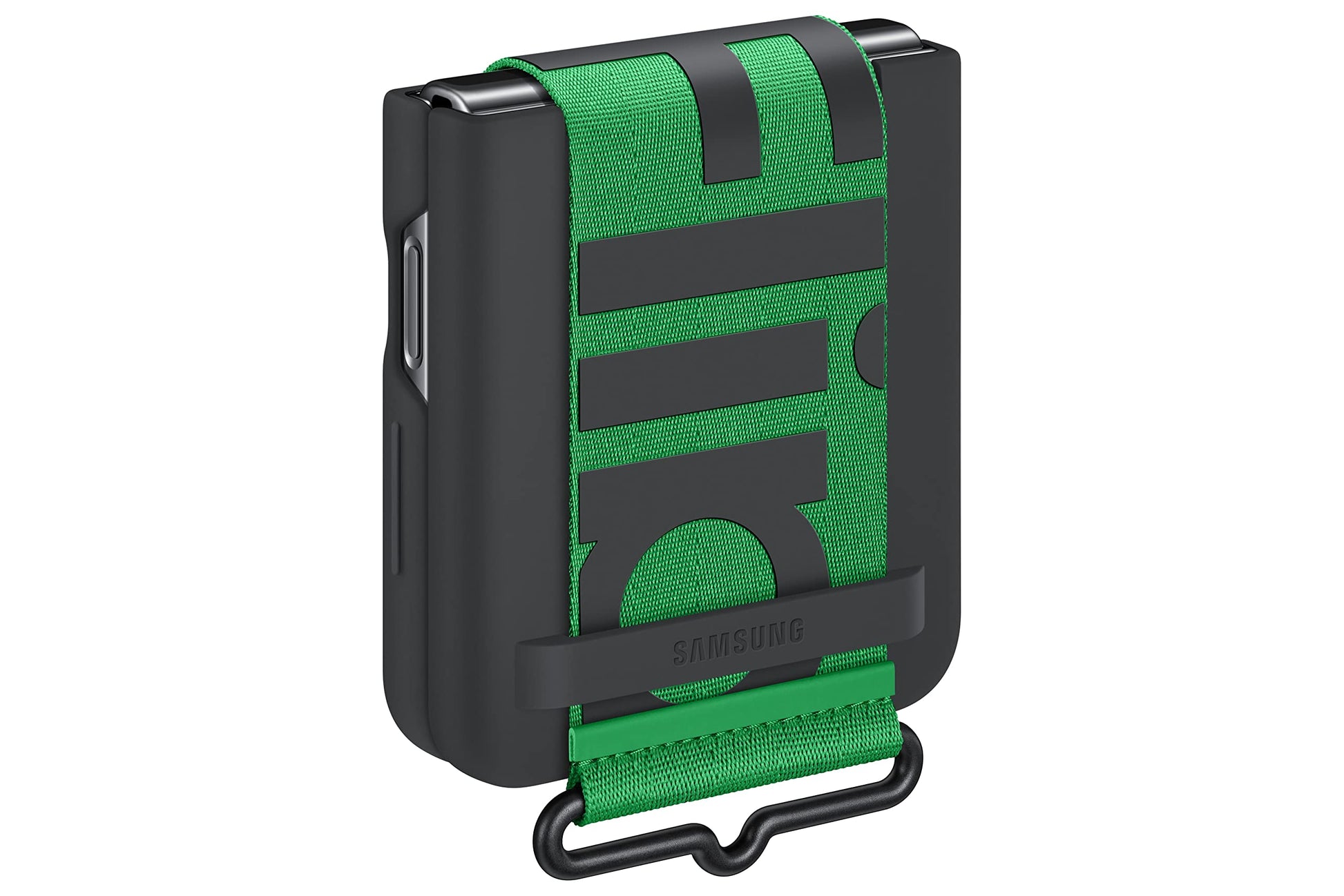 Galaxy Z Flip4 Silicone Strap Cover (Black)  Samsung Official