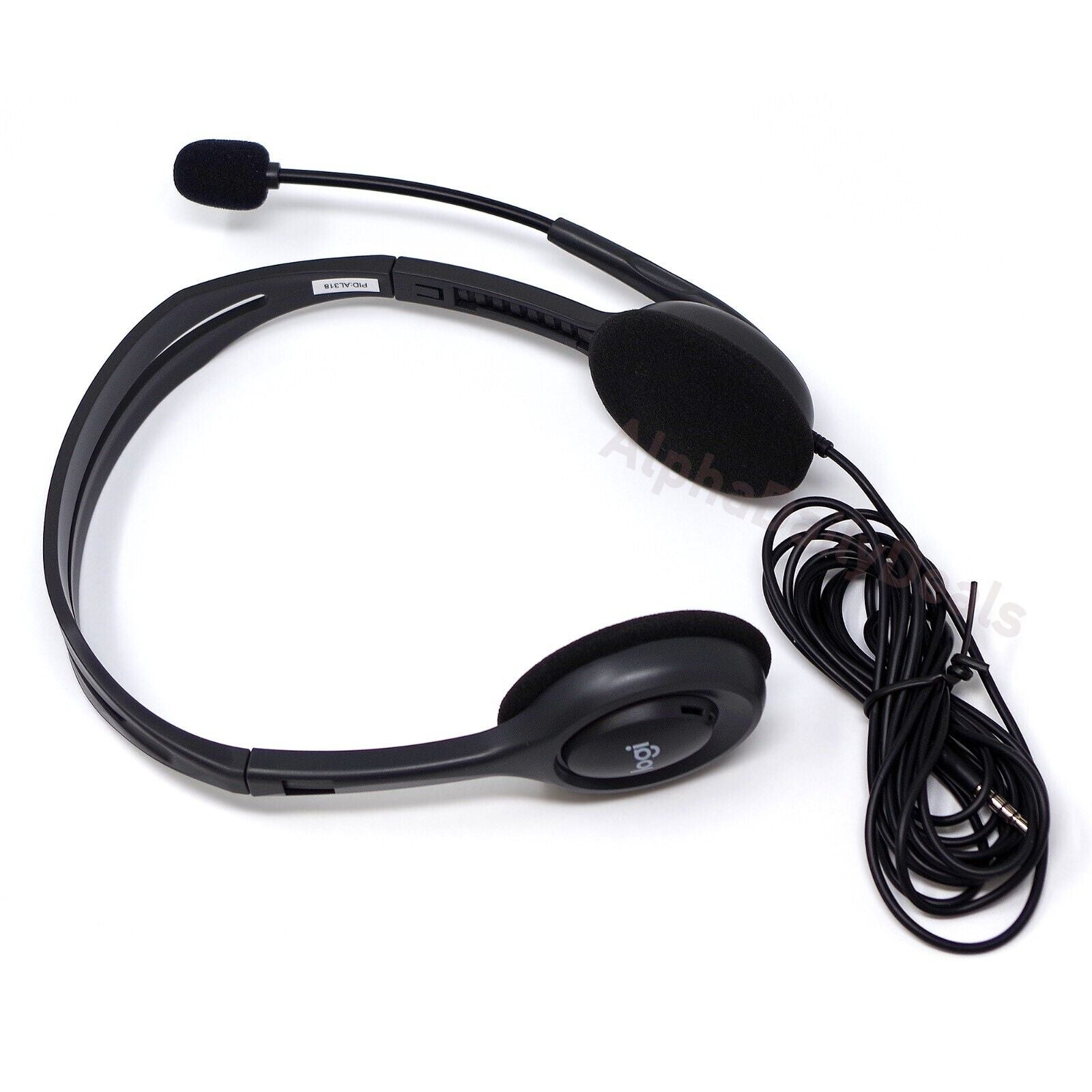 Logitech H111 Wired Stereo Headset with Microphone 3.5mm Jack PC Mac Laptop
