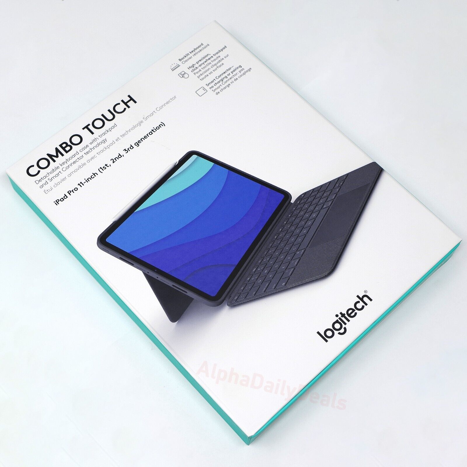 NEW Logitech Combo Touch Keyboard Case for 11 inch iPad Pro 1st 2nd 3rd 4th Gen