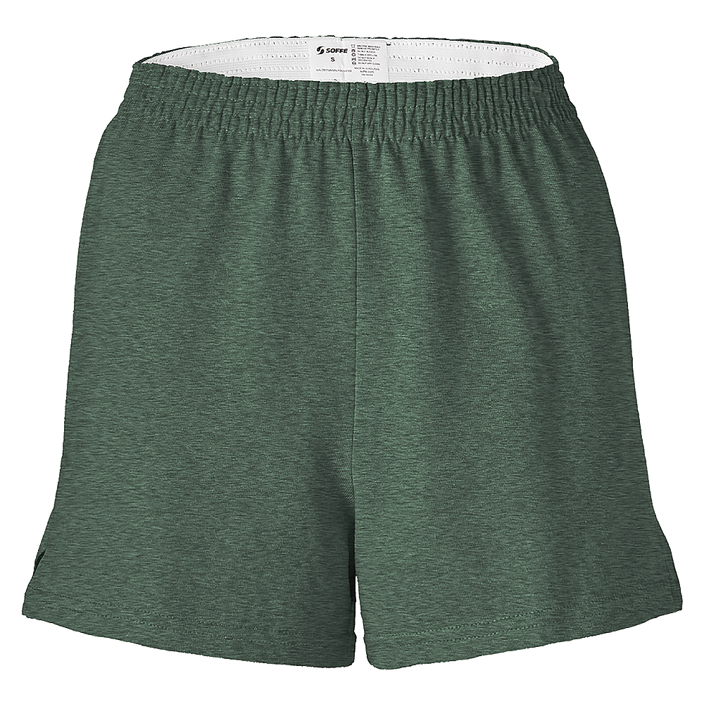 SOFFE Womens Authentic Shorts Moss Heather Green Cotton