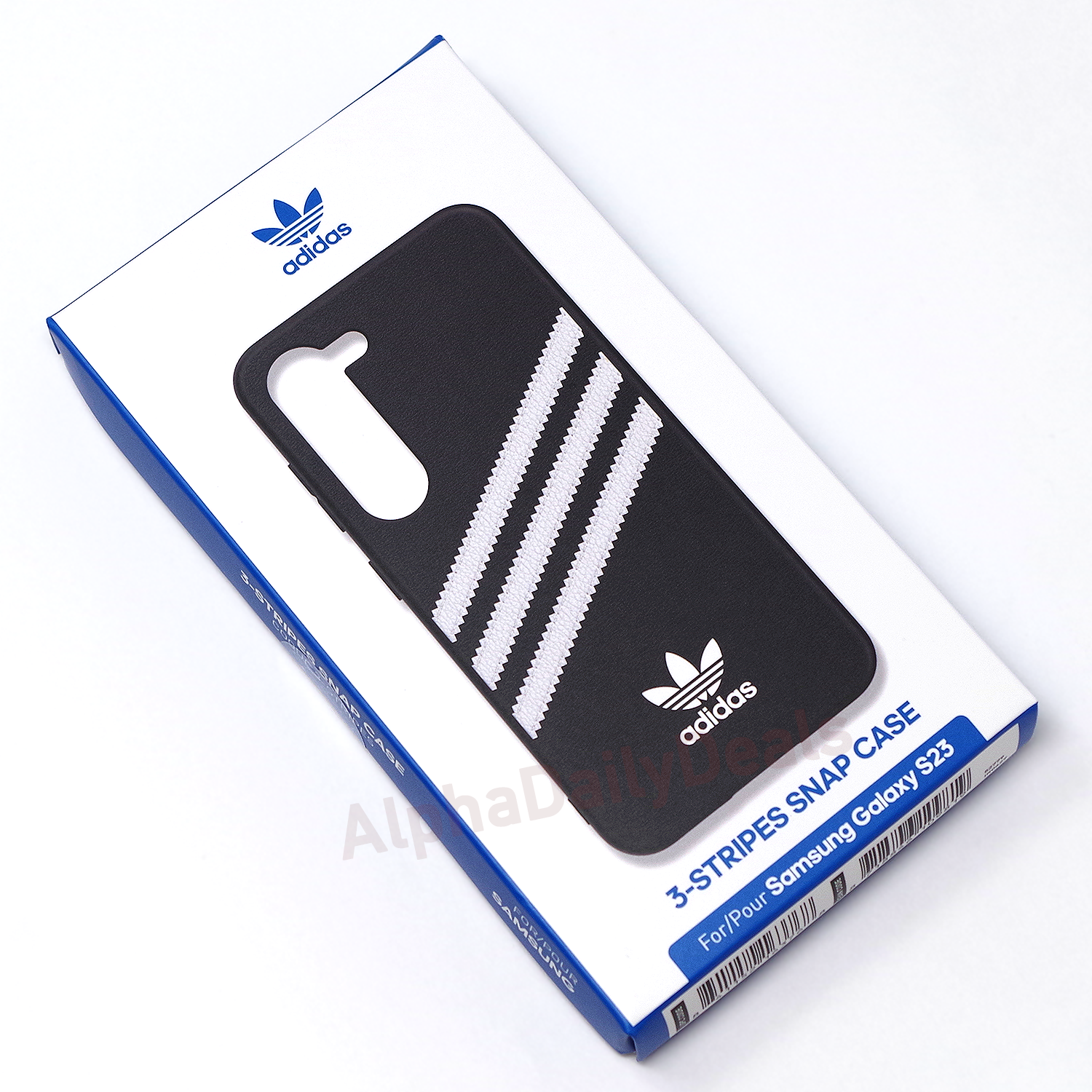 Adidas Originals 3 Stripes Snap Case for Galaxy S23 - Black