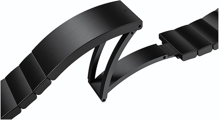 Samsung Galaxy Watch4 Classic Metal Link Band (Black, Small)