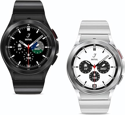 Samsung Galaxy Watch4 Classic Metal Link Band (Black, Small)