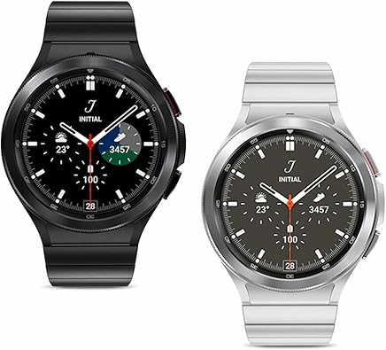 Samsung Galaxy Watch4 Classic Metal Link Band (Silver, Large)