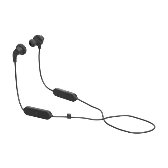 JBL Endurance Run 2 Wireless Bluetooth Earbuds – Sweatproof in-Ear Sport Headphones with Mic – Secure Fit, Long Battery Life, Black, Ideal for Running & Workout | Includes a Cleaning Cloth