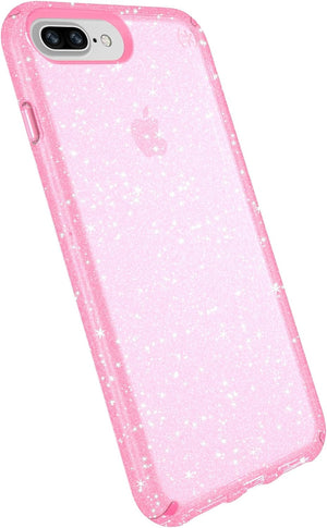 Speck Presidio Glitter iPhone 8 Plus/7 Plus/6 Plus Case (Bella Pink/Gold)