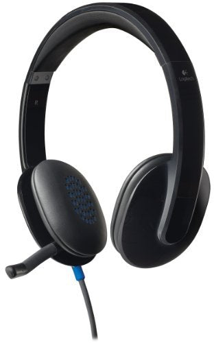 Logitech High-performance USB Headset H540 for Windows and Mac, Skype Certified | Soft