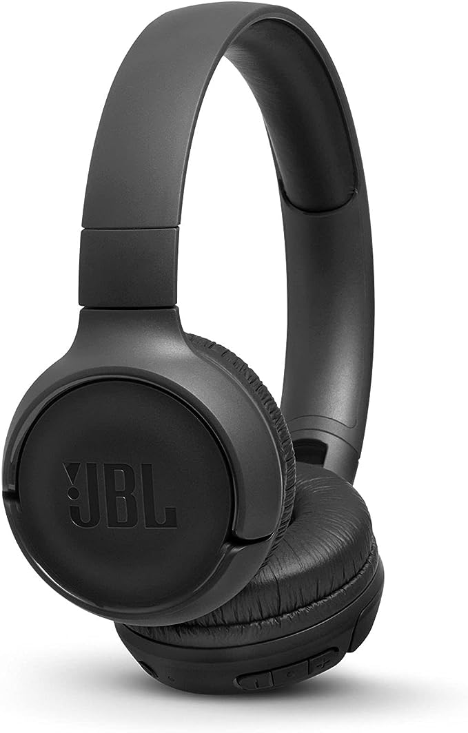 JBL TUNE 500BT On-Ear Wireless Bluetooth Headphones (Black)