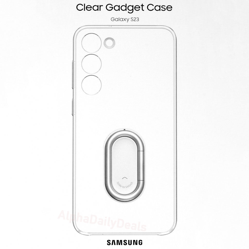 Samsung Galaxy S23 Clear Gadget Phone Case (Transparent)  US Version