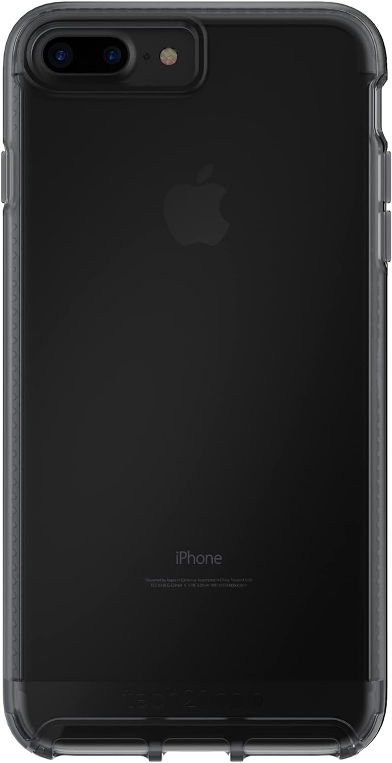 Tech21 Impact Clear Case for iPhone 8+/7+ (Clear/Smokey)