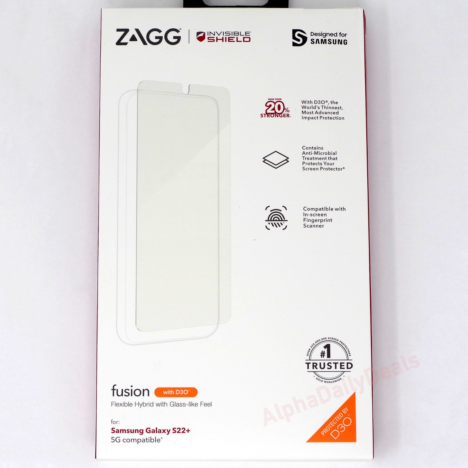 ZAGG InvisibleShield Fusion with D3O for Samsung Galaxy S22+