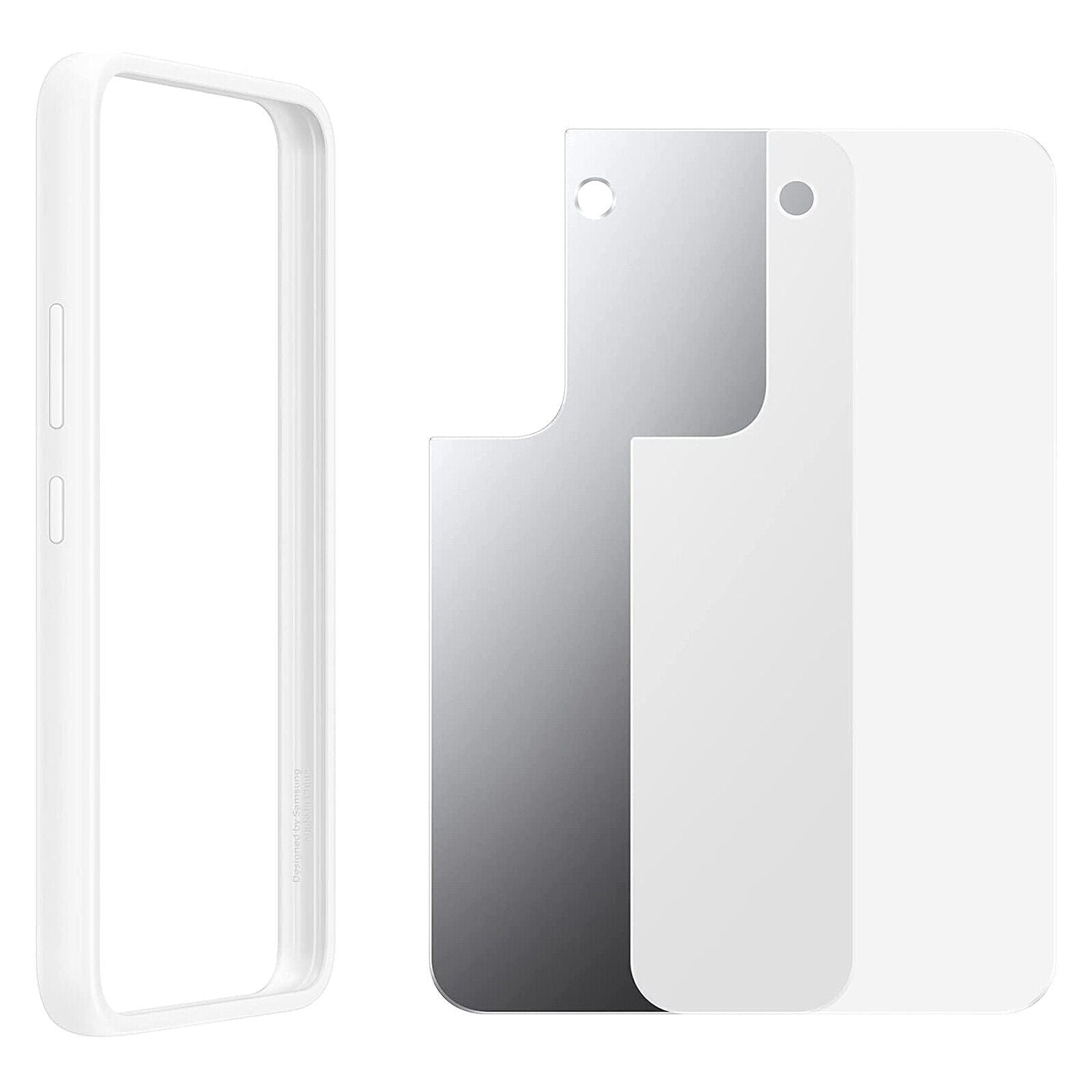 Samsung Galaxy S22 Frame Cover (White)