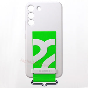 Samsung Galaxy S22+ Silicone Cover with Strap (White)  US Version