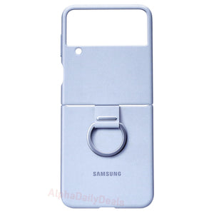 Samsung Galaxy Z Flip4 Silicone Cover with Ring (Arctic Blue)  US Version