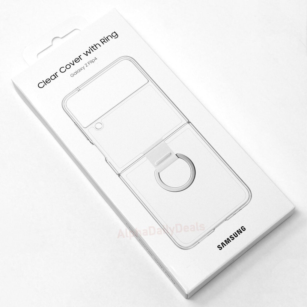 Samsung Galaxy Z Flip4 Clear Cover with Ring  US Version