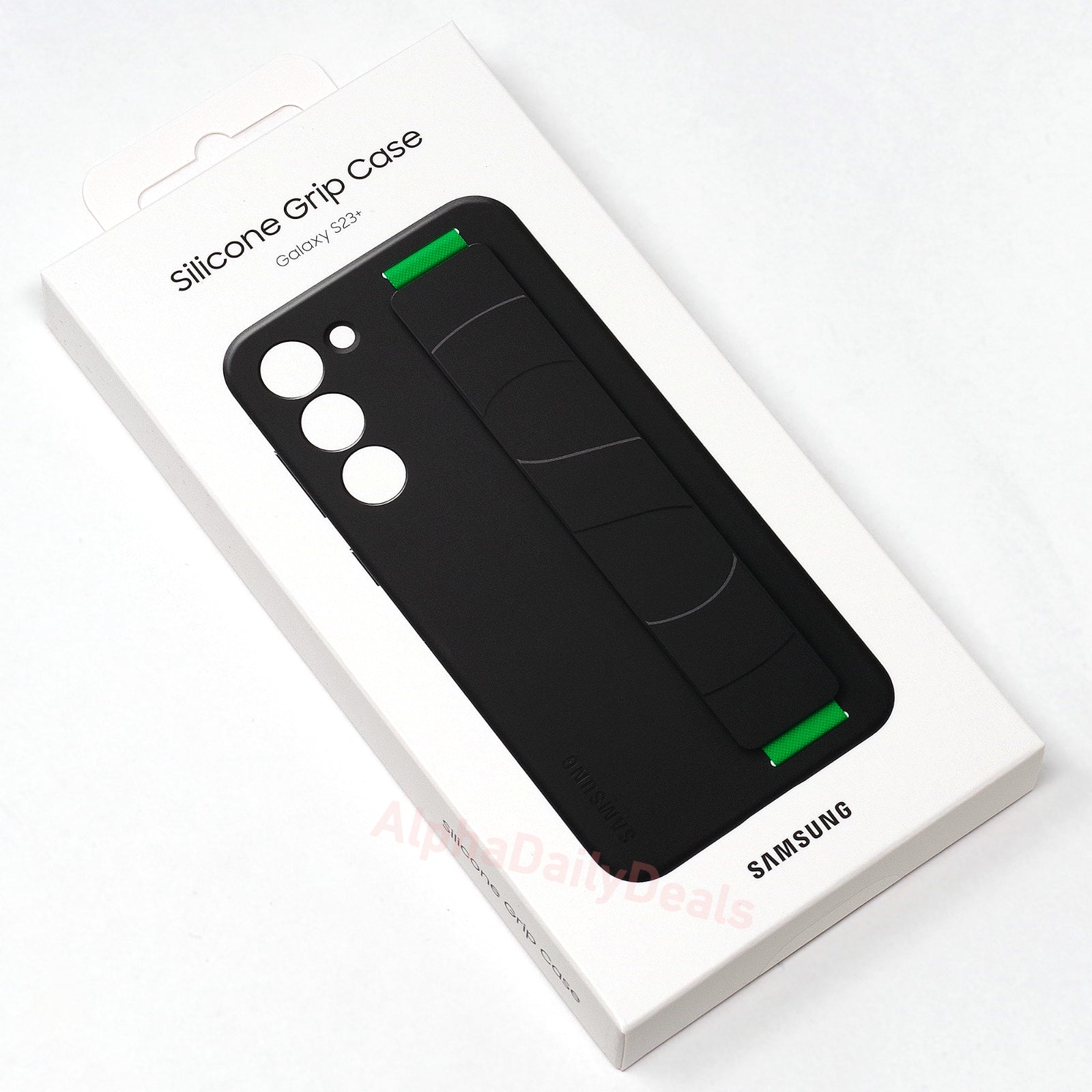 Samsung Galaxy S23+ Silicone Grip Phone Case (Black)  US Version