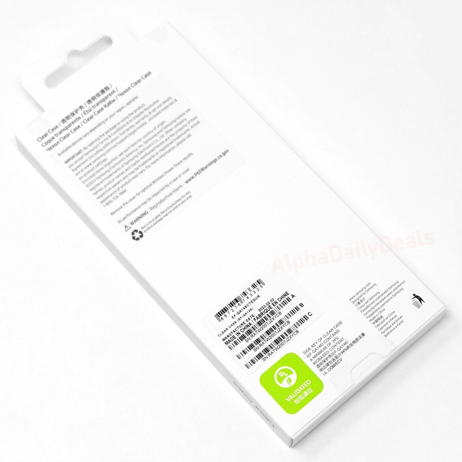 Samsung Galaxy A14 Clear Case – Transparent