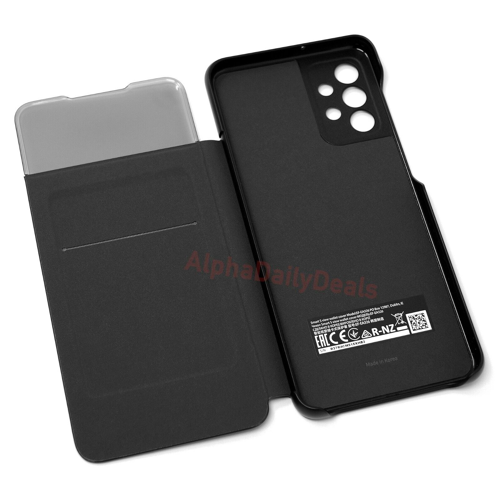 Samsung Galaxy A32 S-View Wallet Cover (Black)