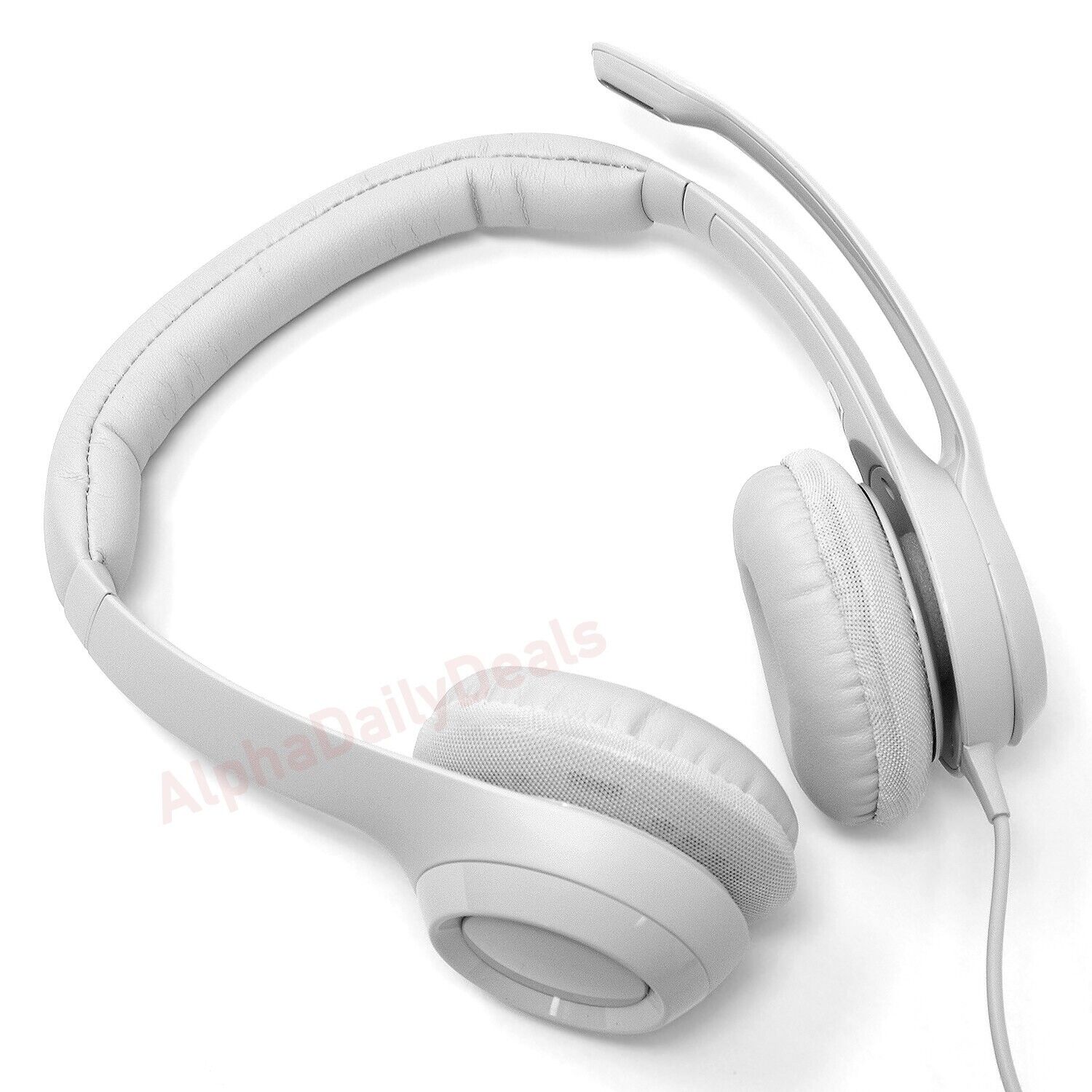 Logitech H390 Wired Headset – Off White