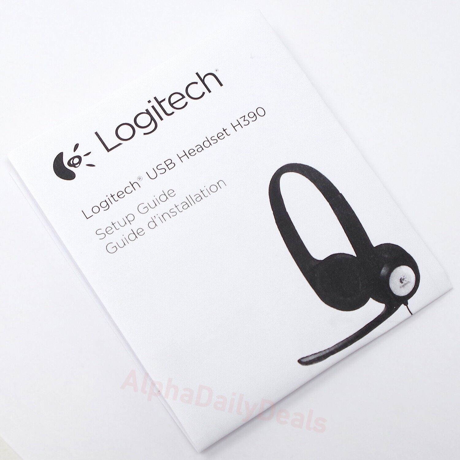 Logitech H390 Wired Headset – Off White