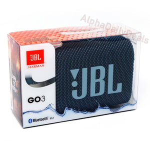 JBL Go 3 Waterproof Bluetooth Speaker Blue