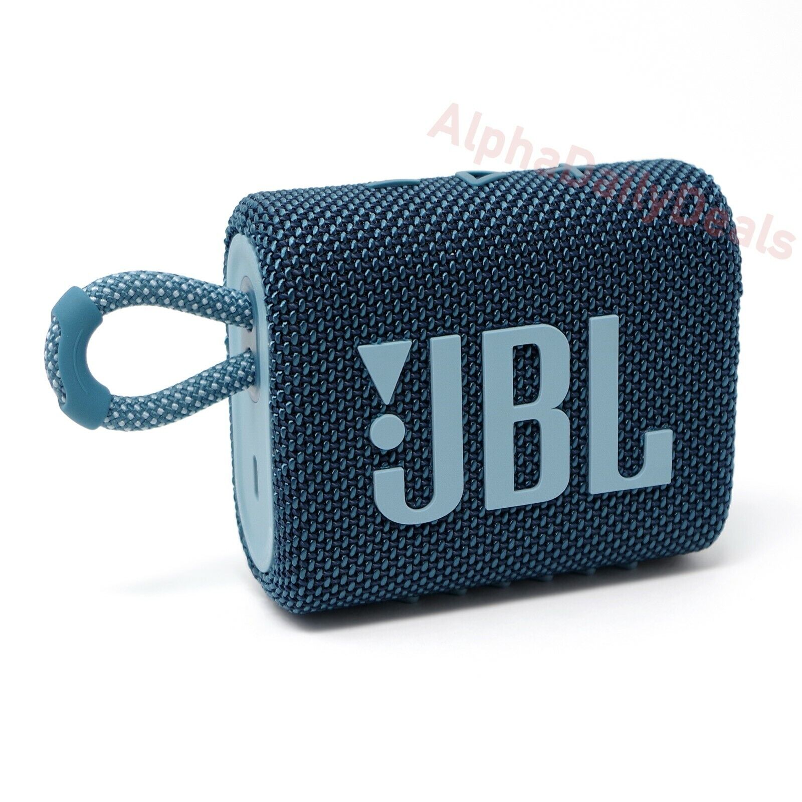 JBL Go 3 Waterproof Bluetooth Speaker (Blue, Renewed)