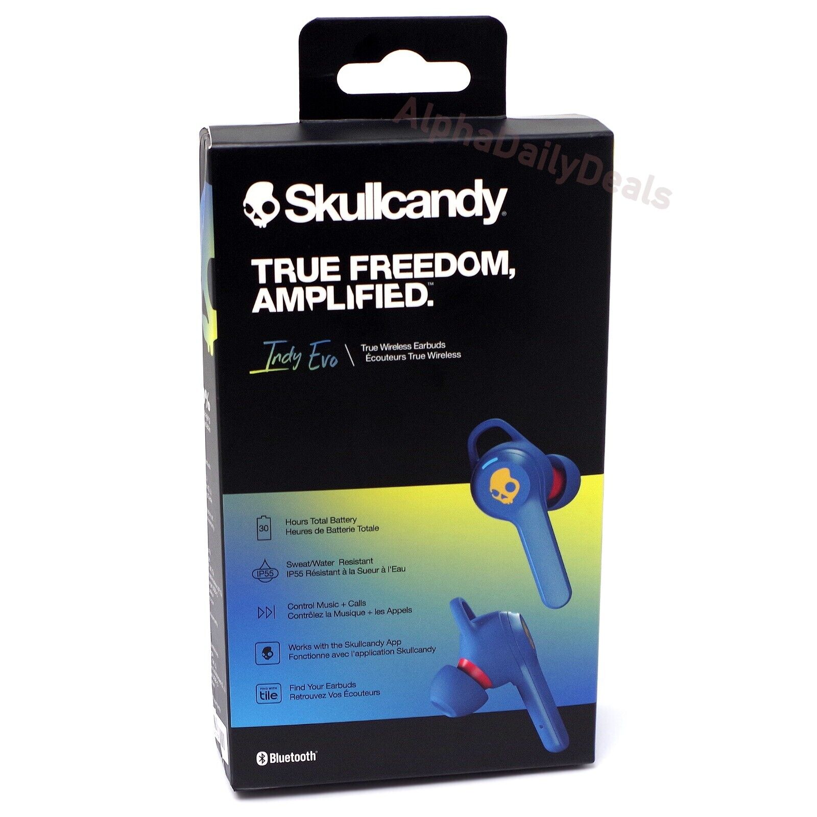 Skullcandy Indy Evo In-Ear Wireless Earbuds (Blue)