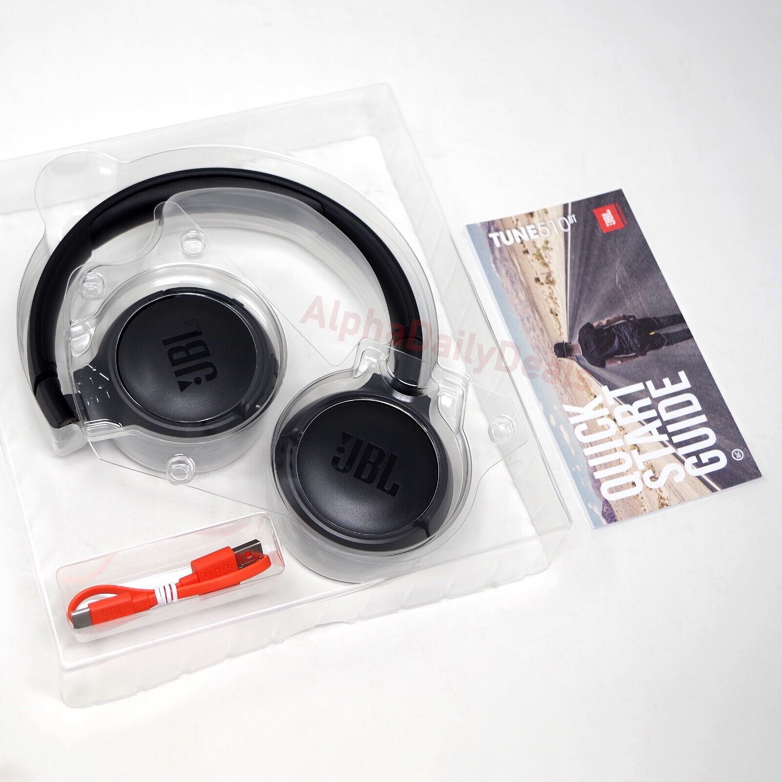 JBL Tune 510BT Wireless On-Ear Headphones (Black)