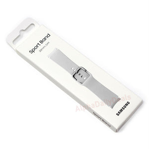 Samsung Silicone Watch Band (Medium/Large)  Galaxy Watch4/4 Classic (Silver)