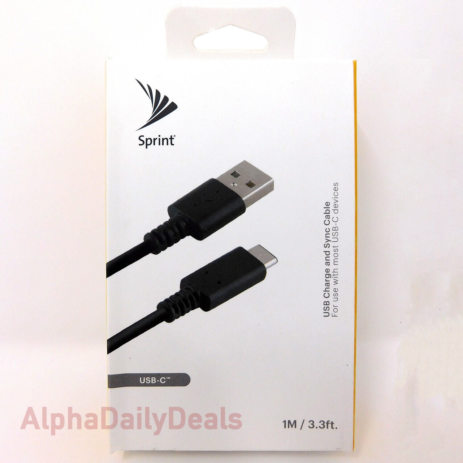 Sprint USB-C Cable (1m, Black)