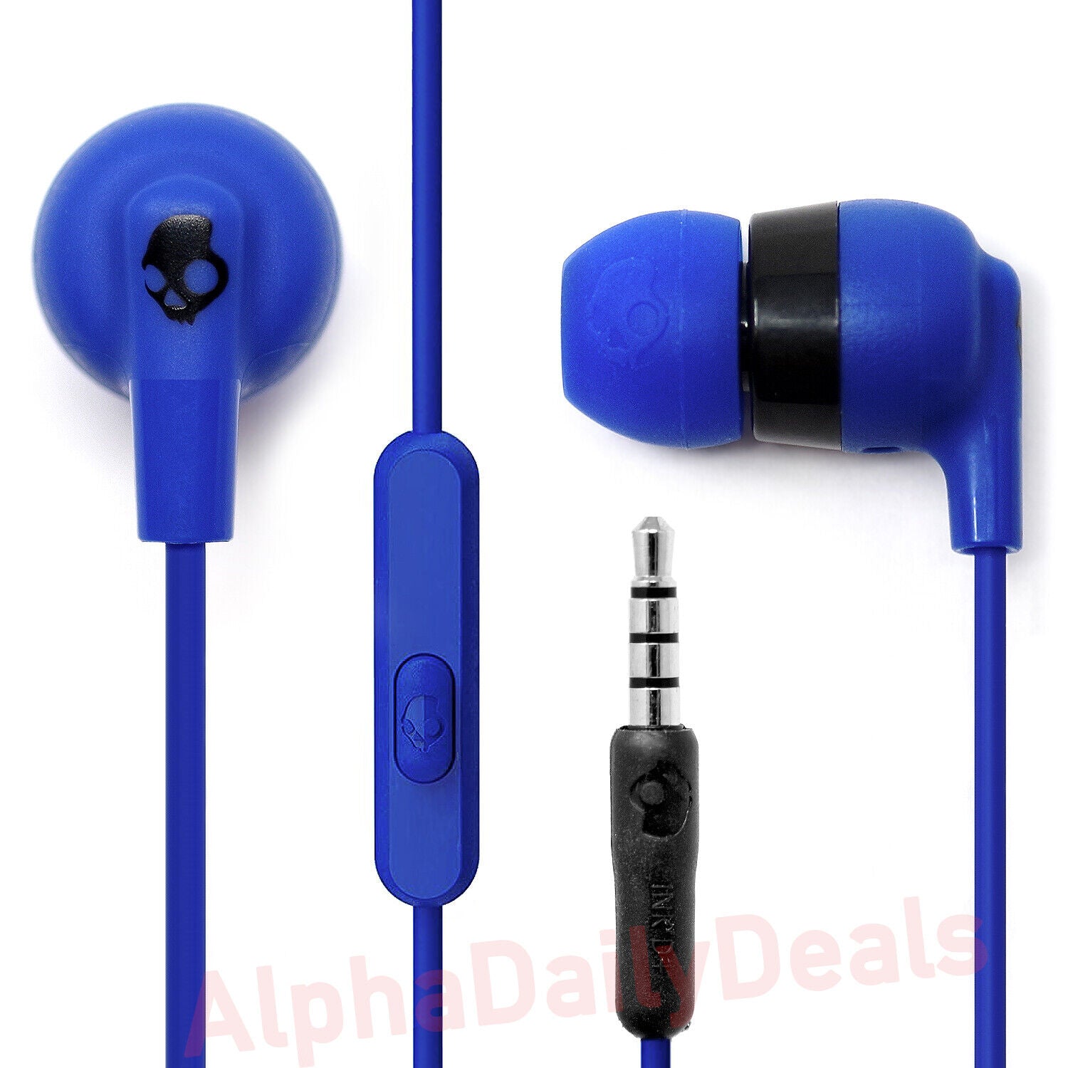 Skullcandy Ink’d+ In-Ear Wired Earbuds (Cobalt Blue)