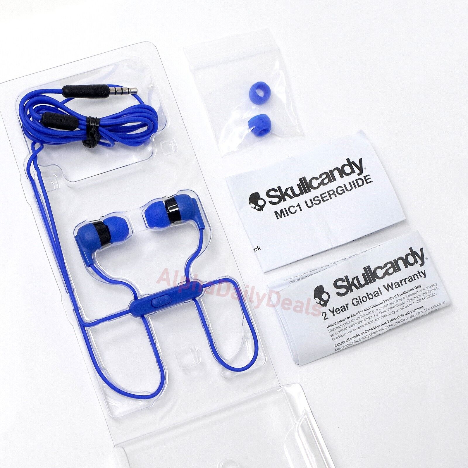 Skullcandy Ink’d+ In-Ear Wired Earbuds (Cobalt Blue)