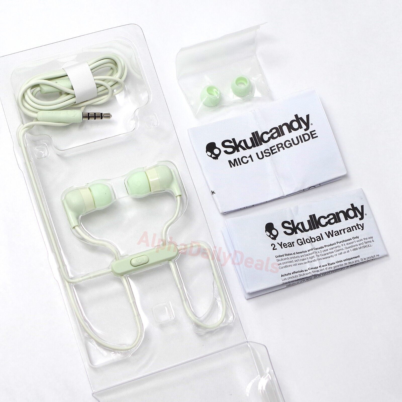 Skullcandy Ink’d+ In-Ear Earbuds (Mint)