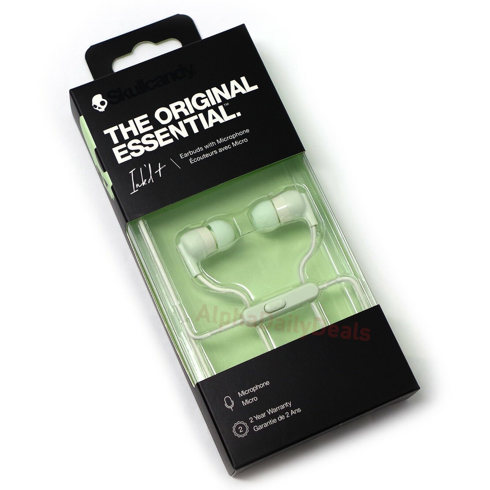 Skullcandy Ink’d+ In-Ear Earbuds (Mint)