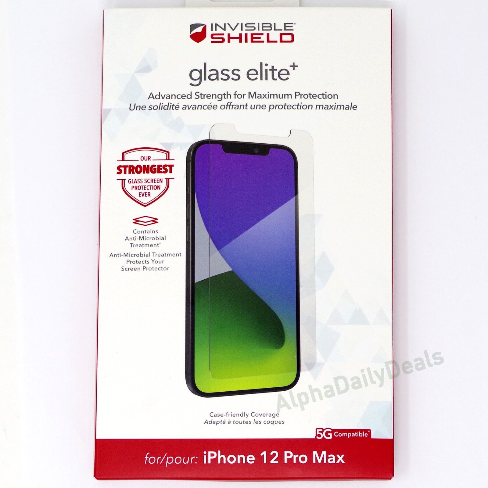 ZAGG InvisibleShield Glass Elite+ for iPhone 12 Pro Max