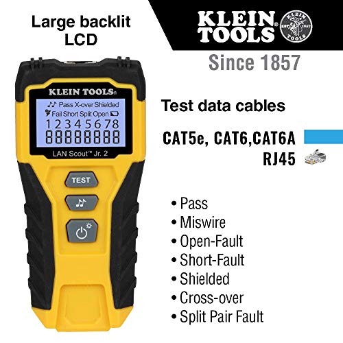 Klein Tools VDV526-200 LAN Scout Jr. 2 Cable Tester