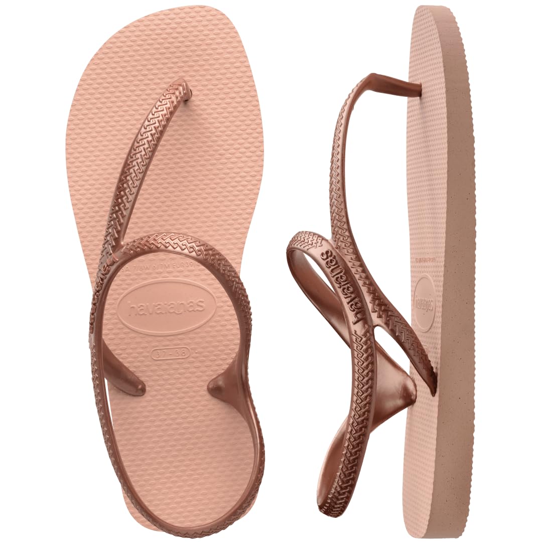 Havaianas Women's Flash Urban Sandals, Ballet Rose/Golden Blush (9/10W)