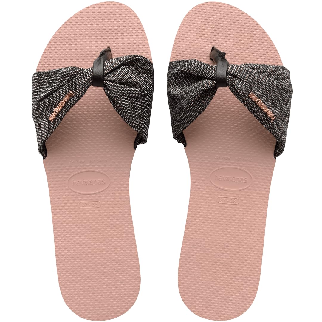 Havaianas You St. Tropez Shine Flip-Flop, Ballet Rose (7/8 US)