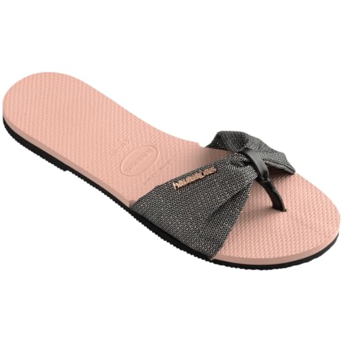 Havaianas You St. Tropez Shine Flip-Flop, Ballet Rose (7/8 US)