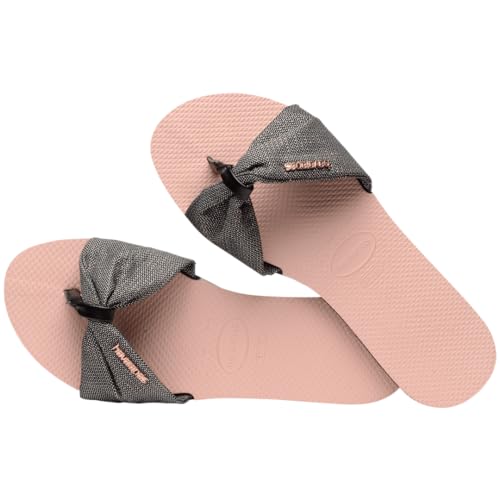 Havaianas You St. Tropez Shine Flip-Flop, Ballet Rose (7/8 US)