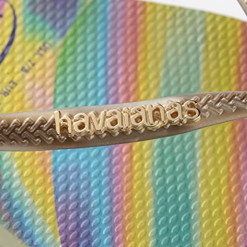 Havaianas Slim Iridescent Flip Flop – Lime Green (9/10 US)