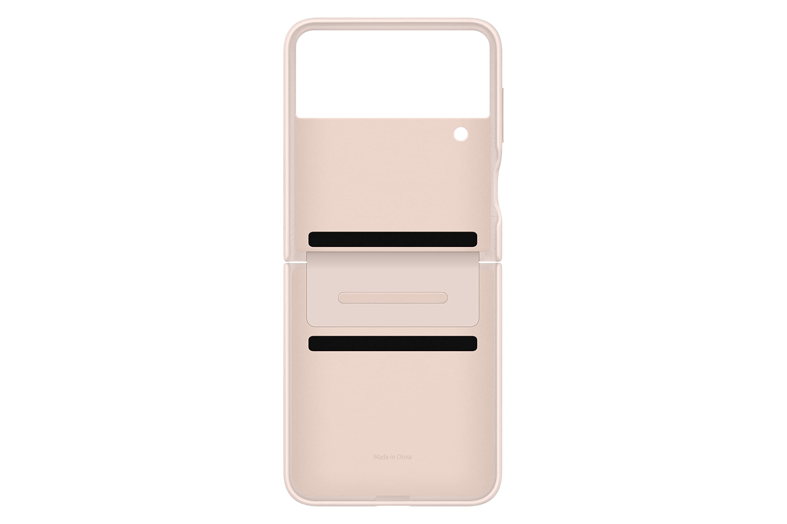 Galaxy Z Flip4 Leather Cover Flap (Peach) – Samsung Official