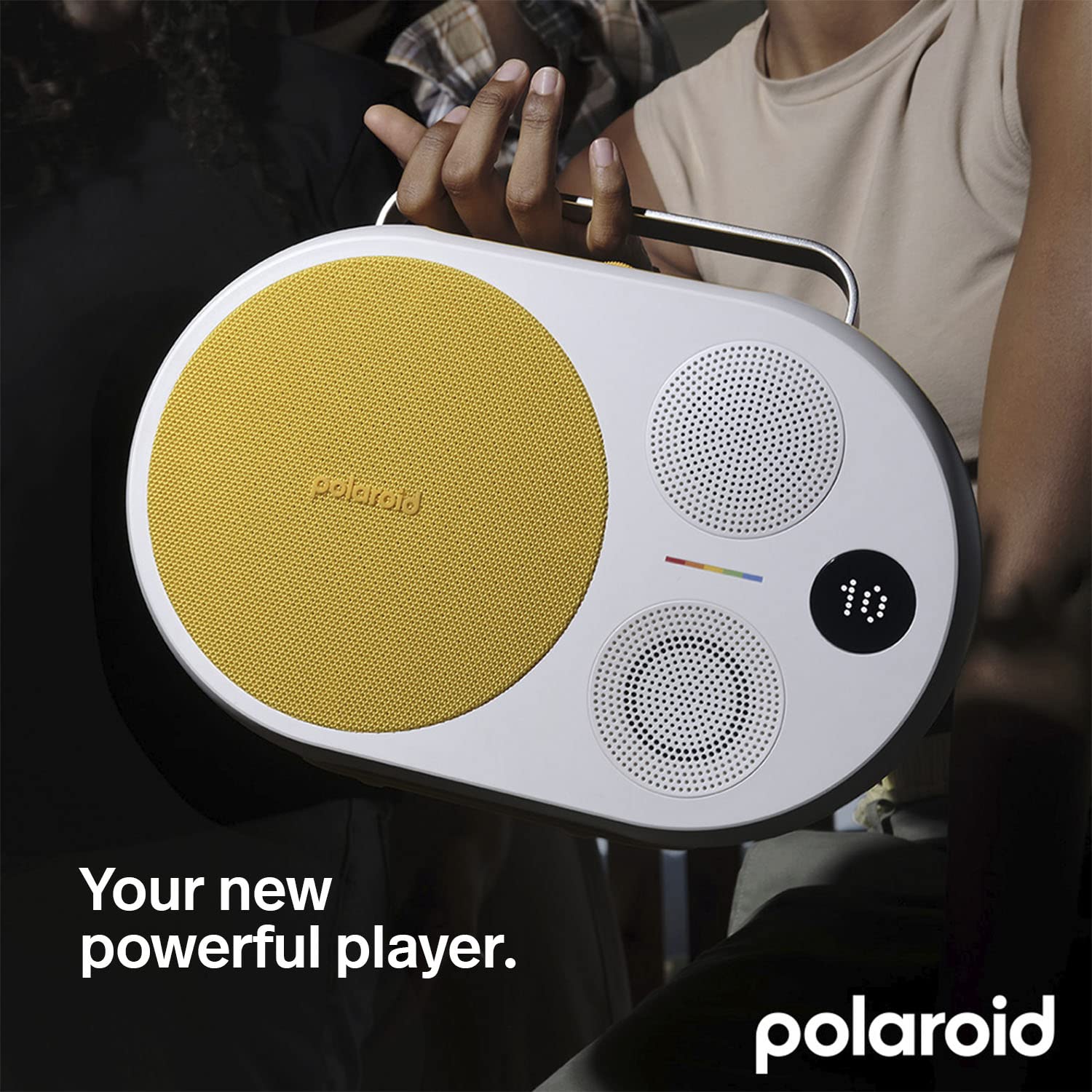 Polaroid P4 Music Player (Black) – Large-Room Bluetooth Speaker