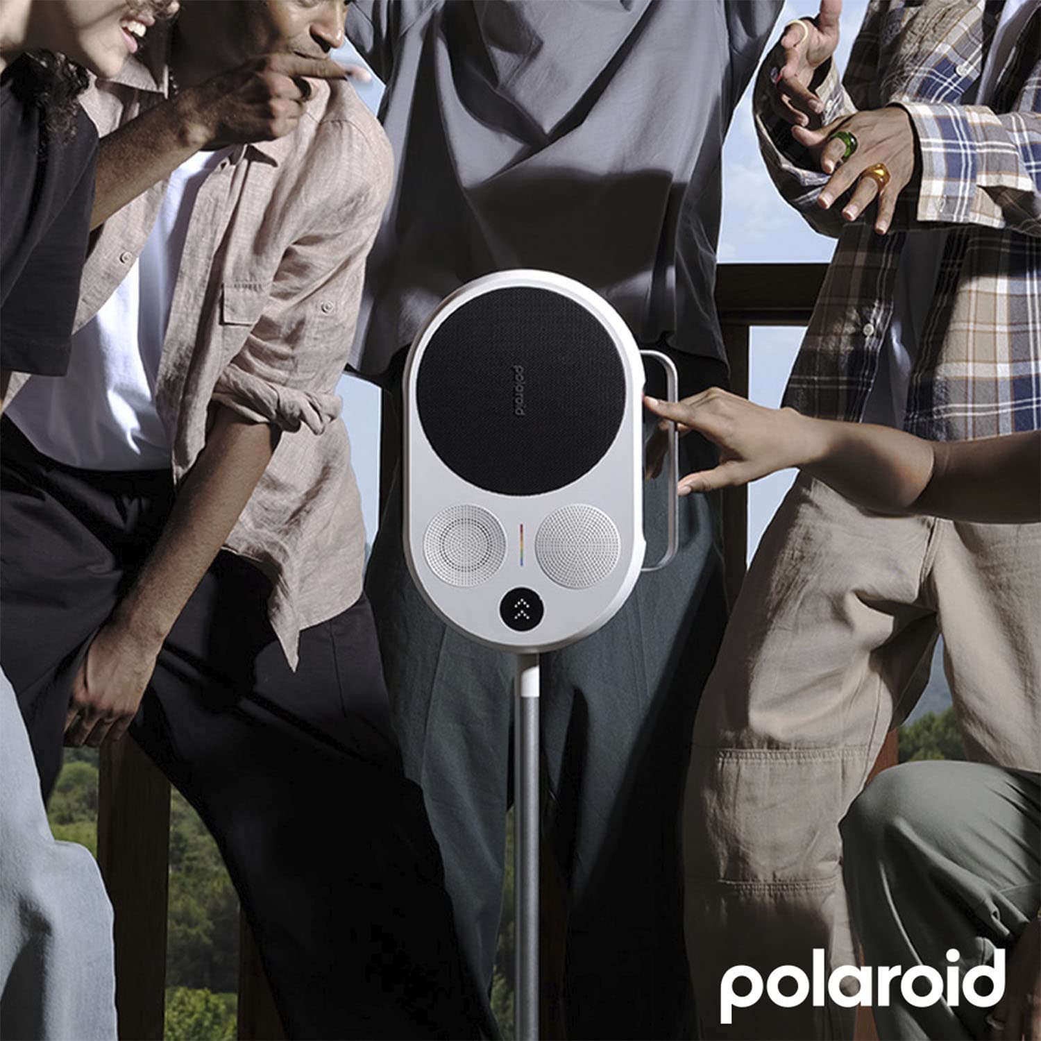 Polaroid P4 Music Player (Black) – Large-Room Bluetooth Speaker