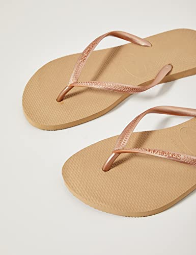 Havaianas Women’s Flip Flops, Rose Gold (45/46 EU)