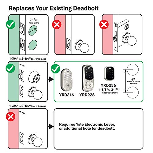 Yale Assure Lock – Brass Touchscreen Keypad Door Lock